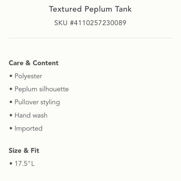 Anthropologie texture peplum top NWT light blue - Picture 8 of 10